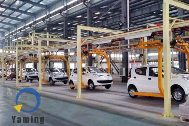 Electric vehicle assembly line